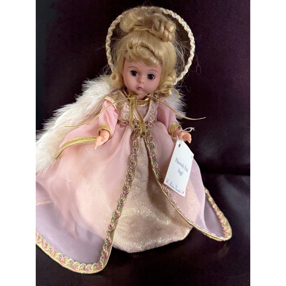 Madame Alexander Heavenly Pink Angel Doll 8" Vintage 2000 Collectible